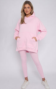 Arabella baby pink hoody and leggings combo