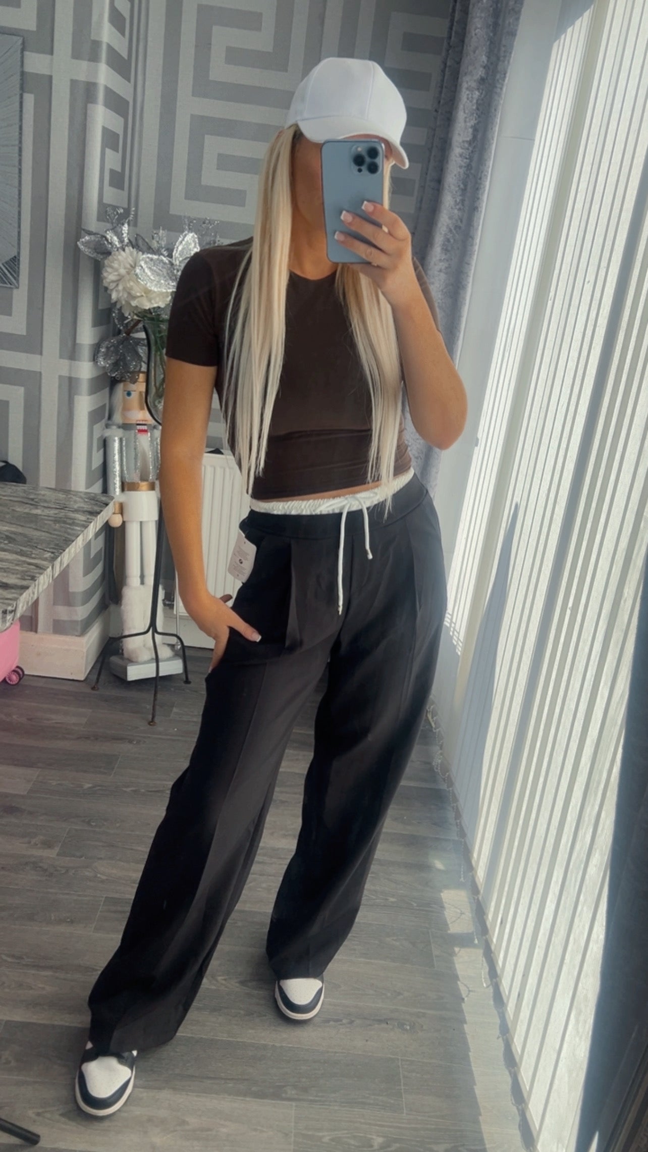 Our Zoe tie pants trousers