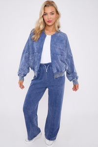 Our Sophie denim blue wash loungewear sets