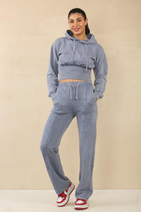 Our dove grey corset loungewear