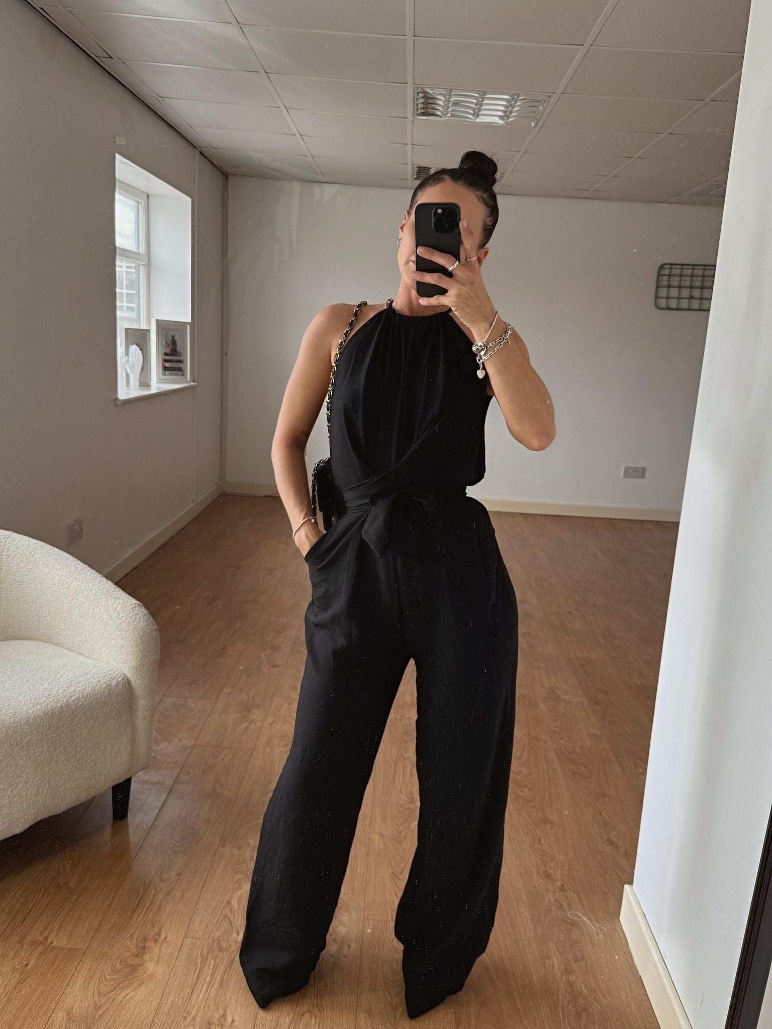 Ladies Isla tie jumpsuit (4 colours)