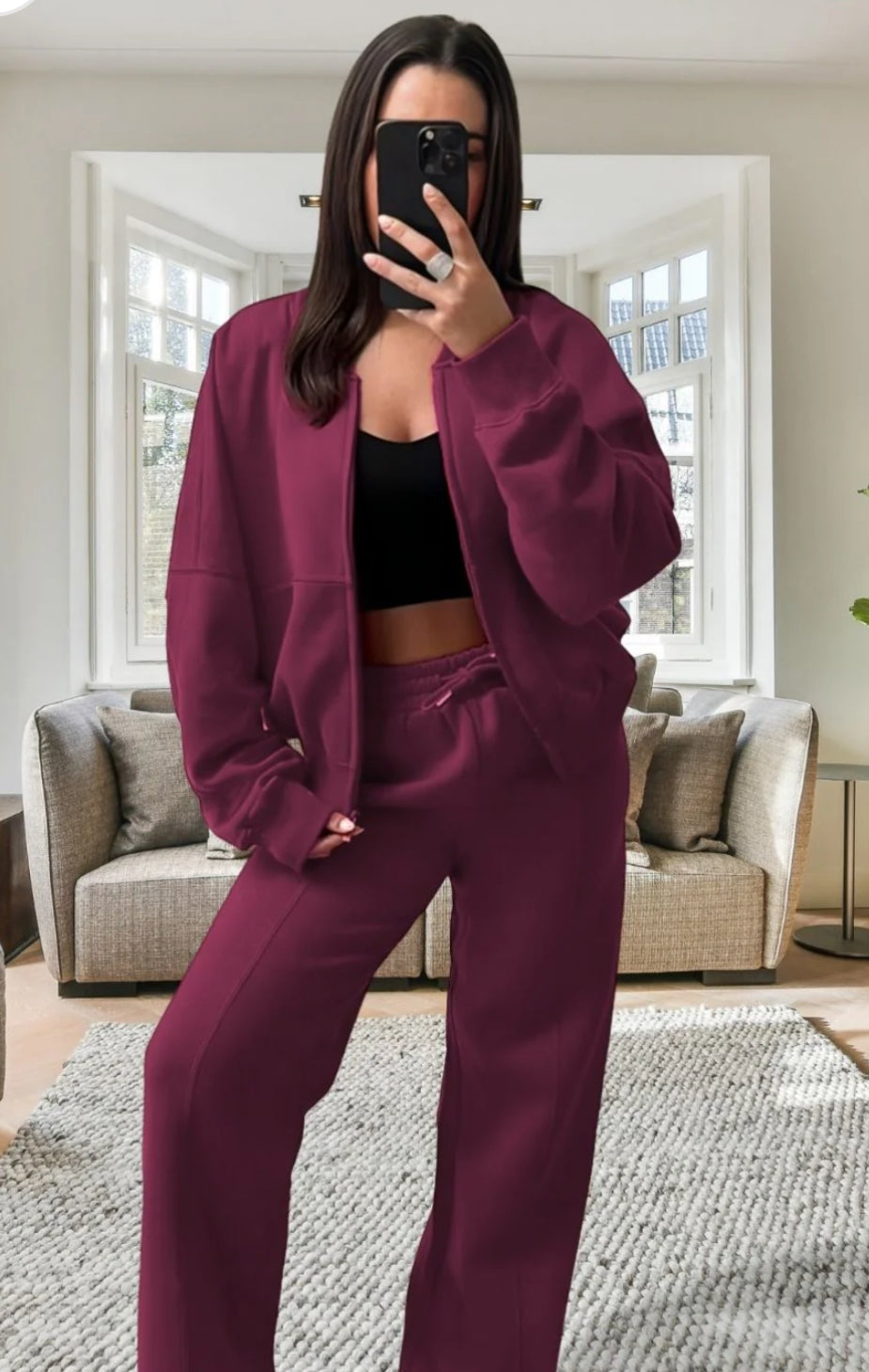 Our Lara flared combo set tracksuit loungewear  8 colours