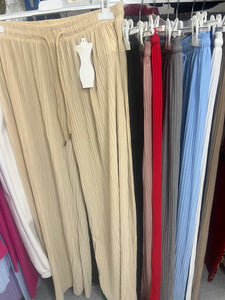 Pleated palazzos up to size 16/18 in 10 colours