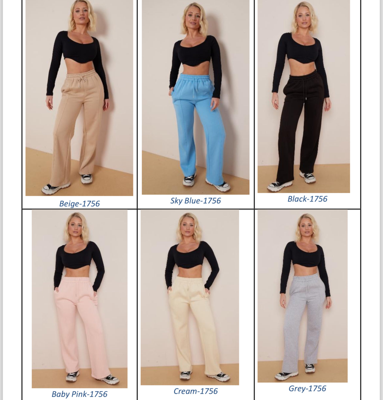 Our Sadie flare pants (10 colours)