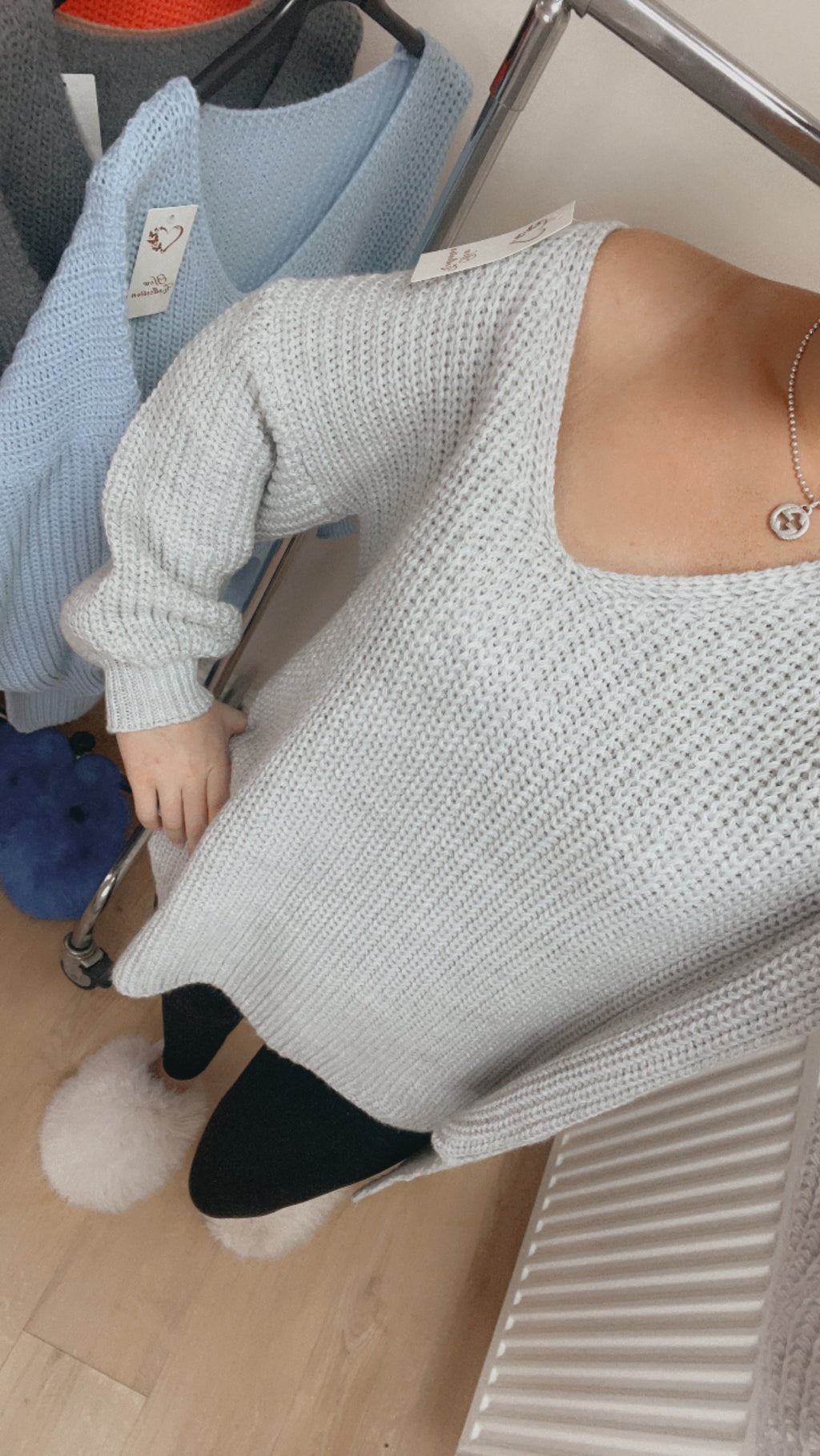 Our chunky knit jumper dress (12 colours)