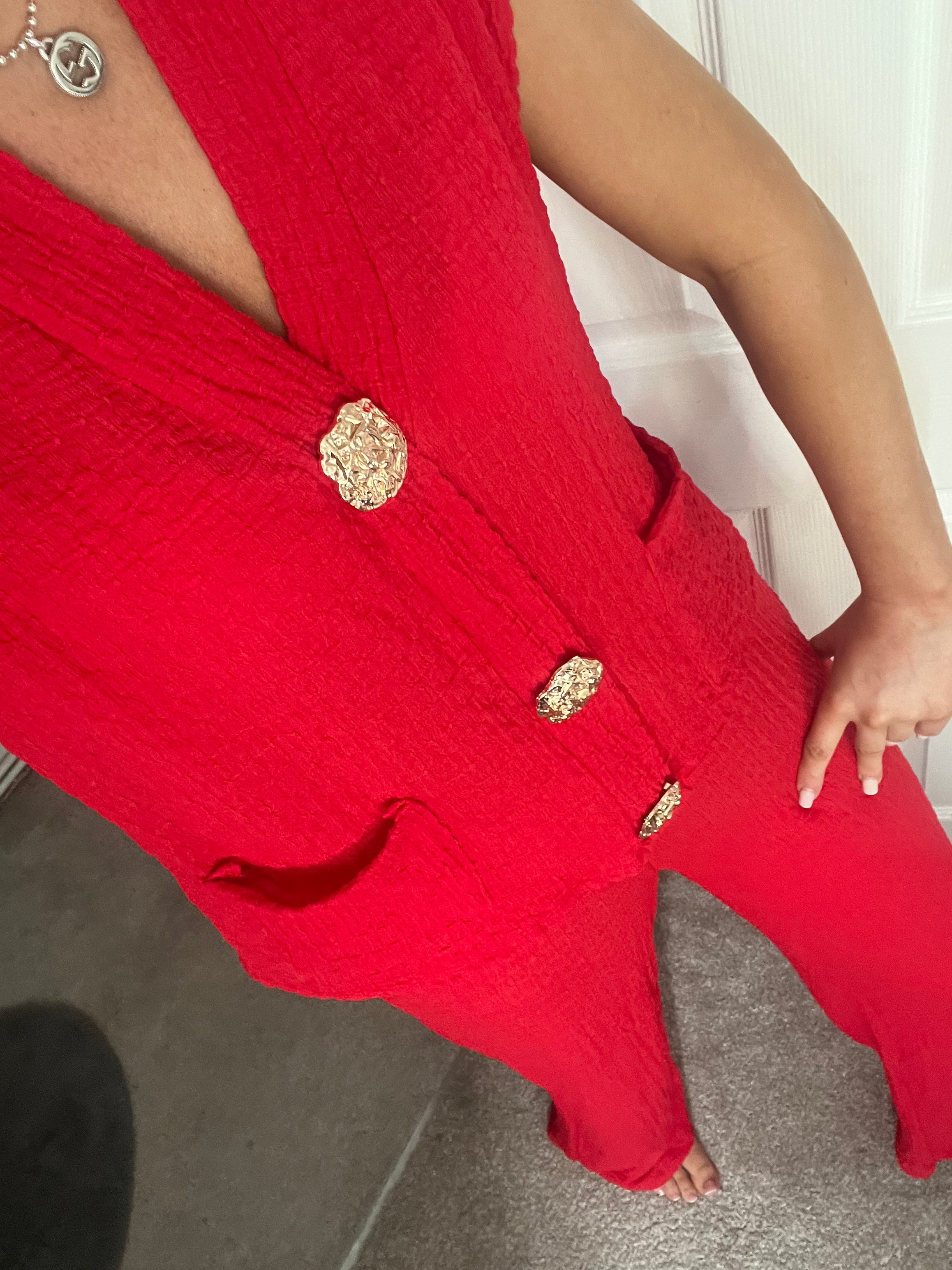 Our Cassie cheesecloth button co ord summer sets (10 colours)