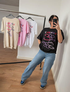 Ladies woman’s oversized casual tshirt (4 colours)