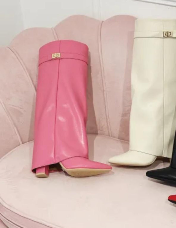 Our Shania foldover boots (3 colours available)