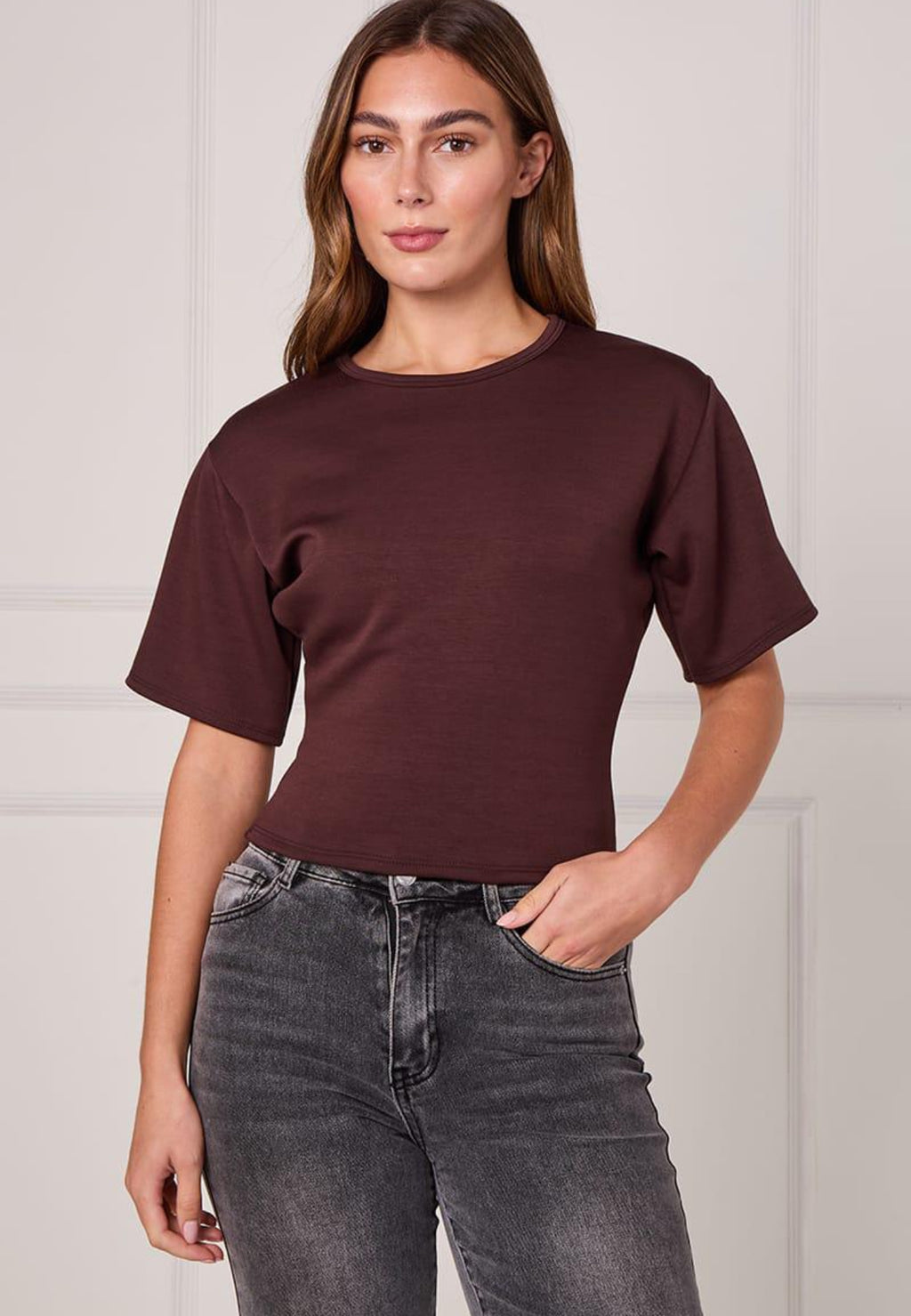 Ladies woman’s sinch in waist T-shirts (6 colours)