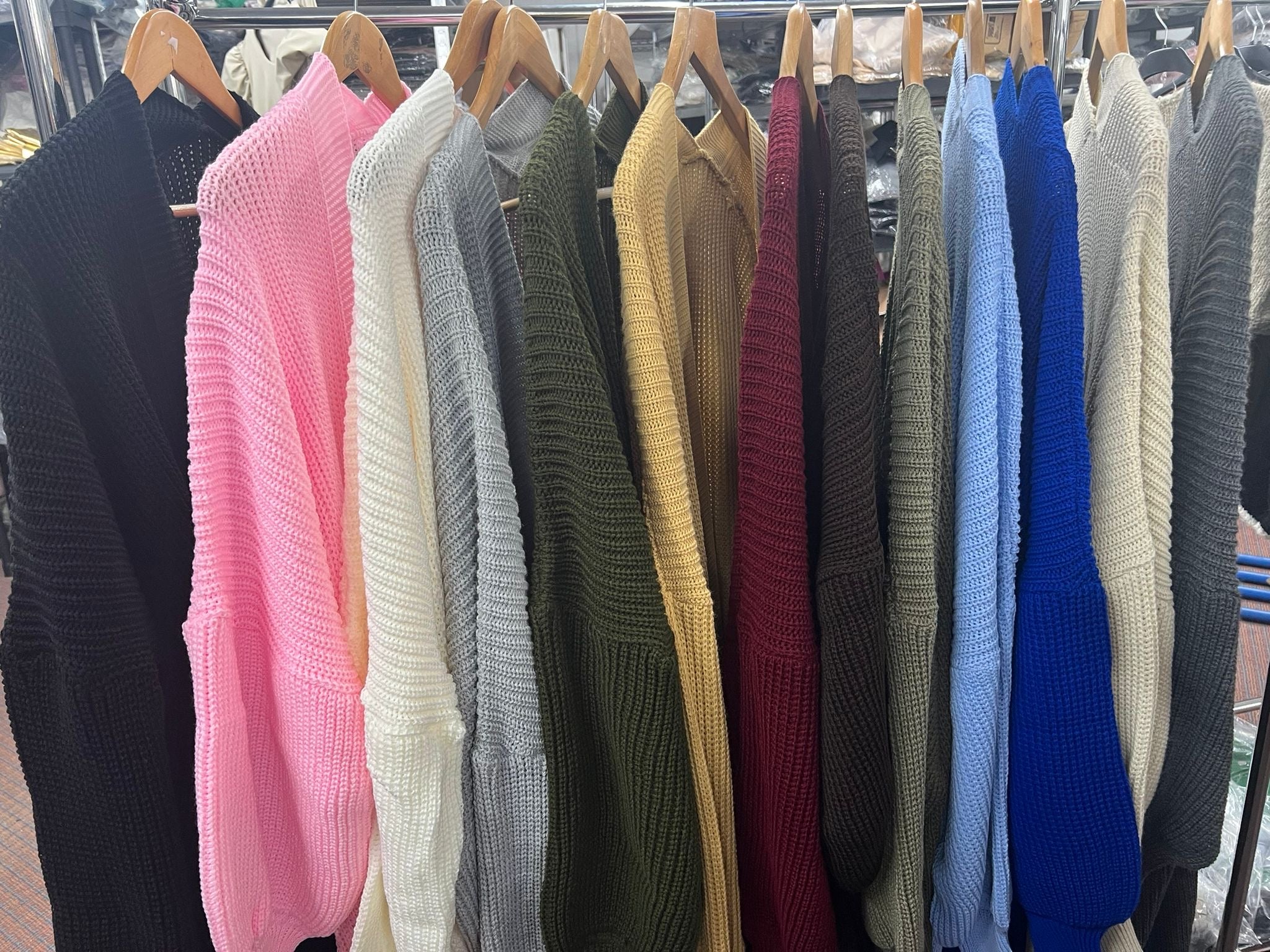 Our Koko balloon sleeve chunky longline cardigans (10 colours)