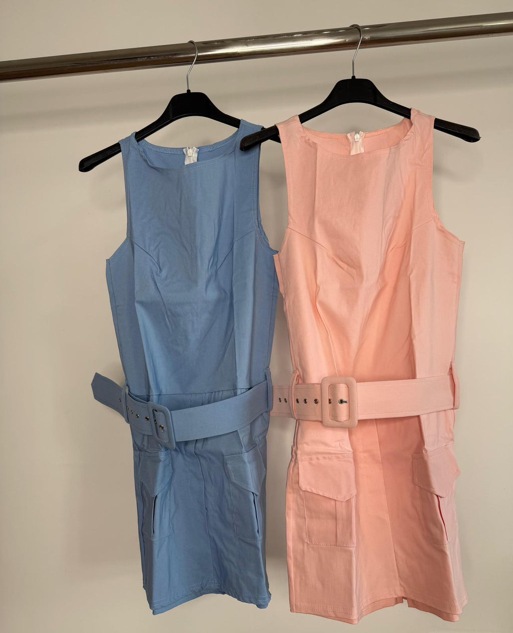 Ladies woman’s cargo belted dress (5 colours)
