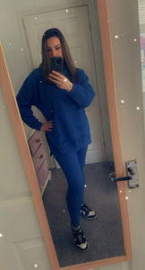 Arabella royal blue hoody and leggings combo