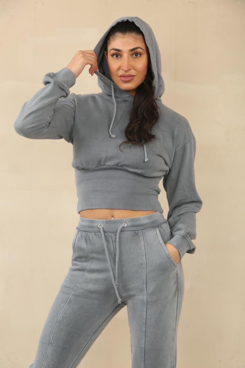 Our dove grey  corset loungewear