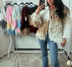 Our oversized shaggy extra cardigans (4 colours)