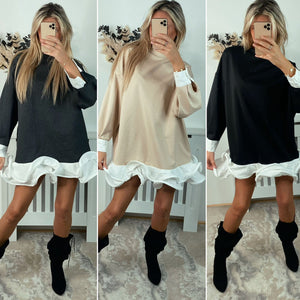 Our Cora frill hem dresses (2 colours