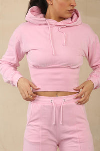 Our pink corset loungewear