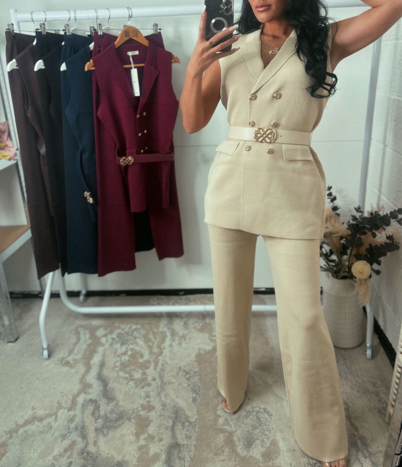 Our Carla soft knit stretchy sets (3 colours)