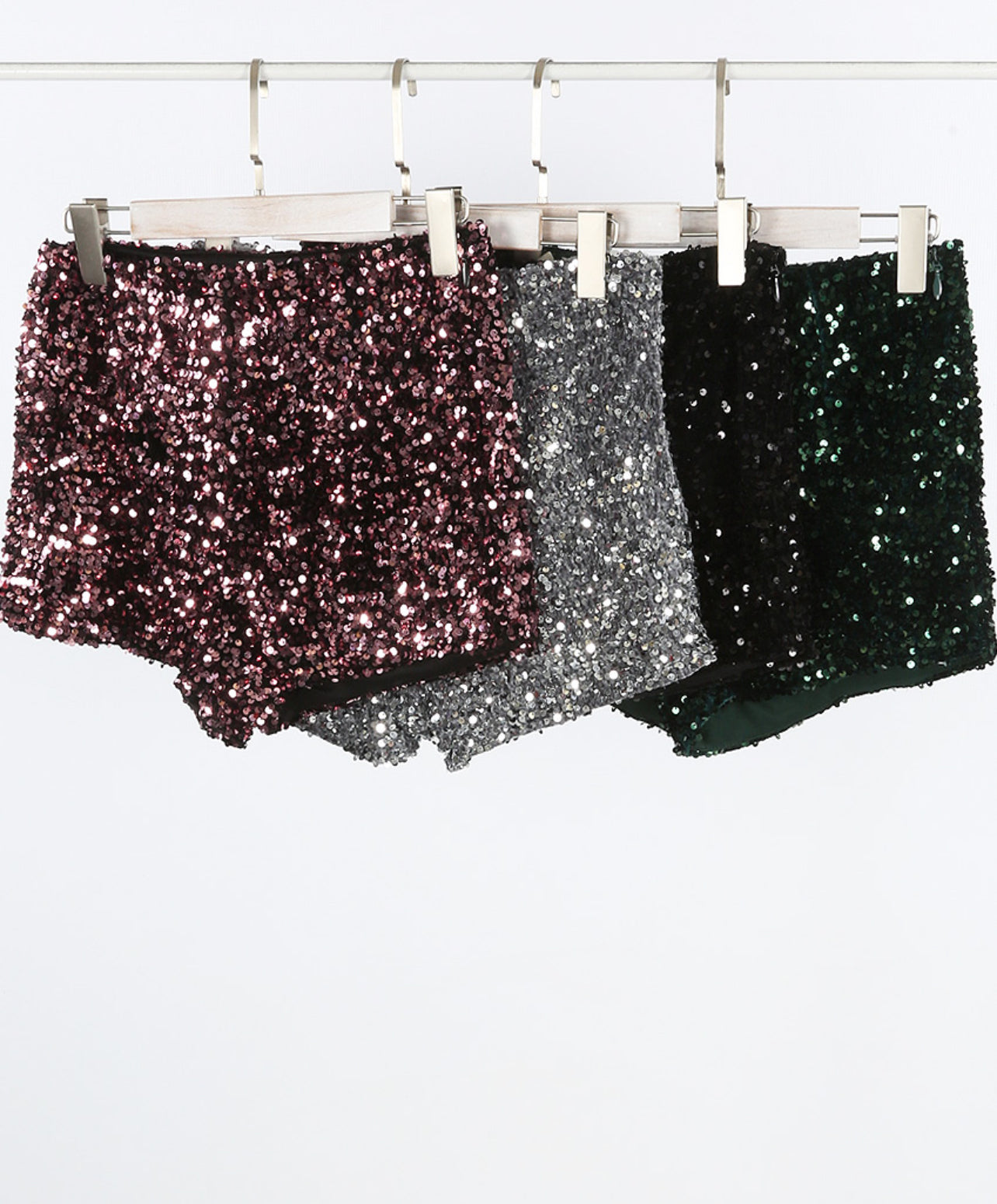 Ladies sequin shorts (2 colours)