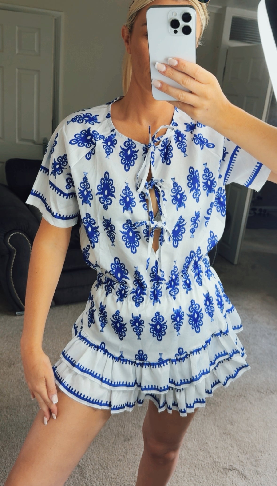 Our Gracey top and frill shorts co ord (3 colours)