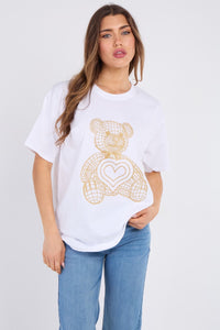 Ladies Woman’s teddy tshirt up to size 22 available (2 colours)