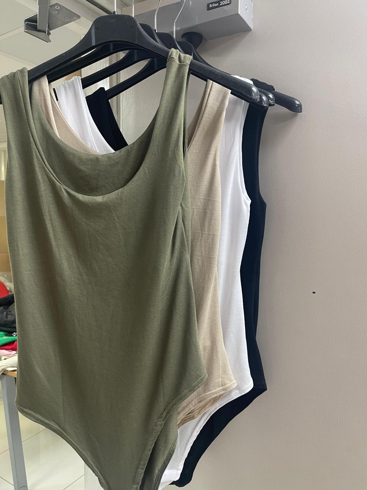 Ladies double layered bodysuits (4 colours)