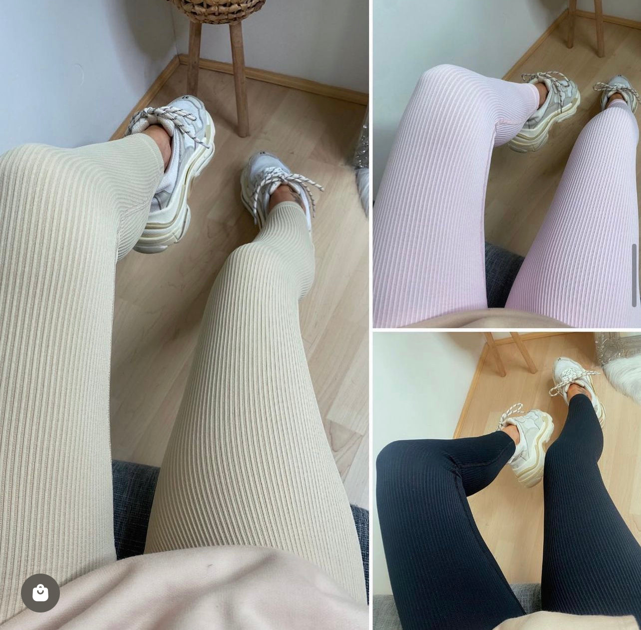 Ladies woman’s ribbed seamless leggings (14 new colours )