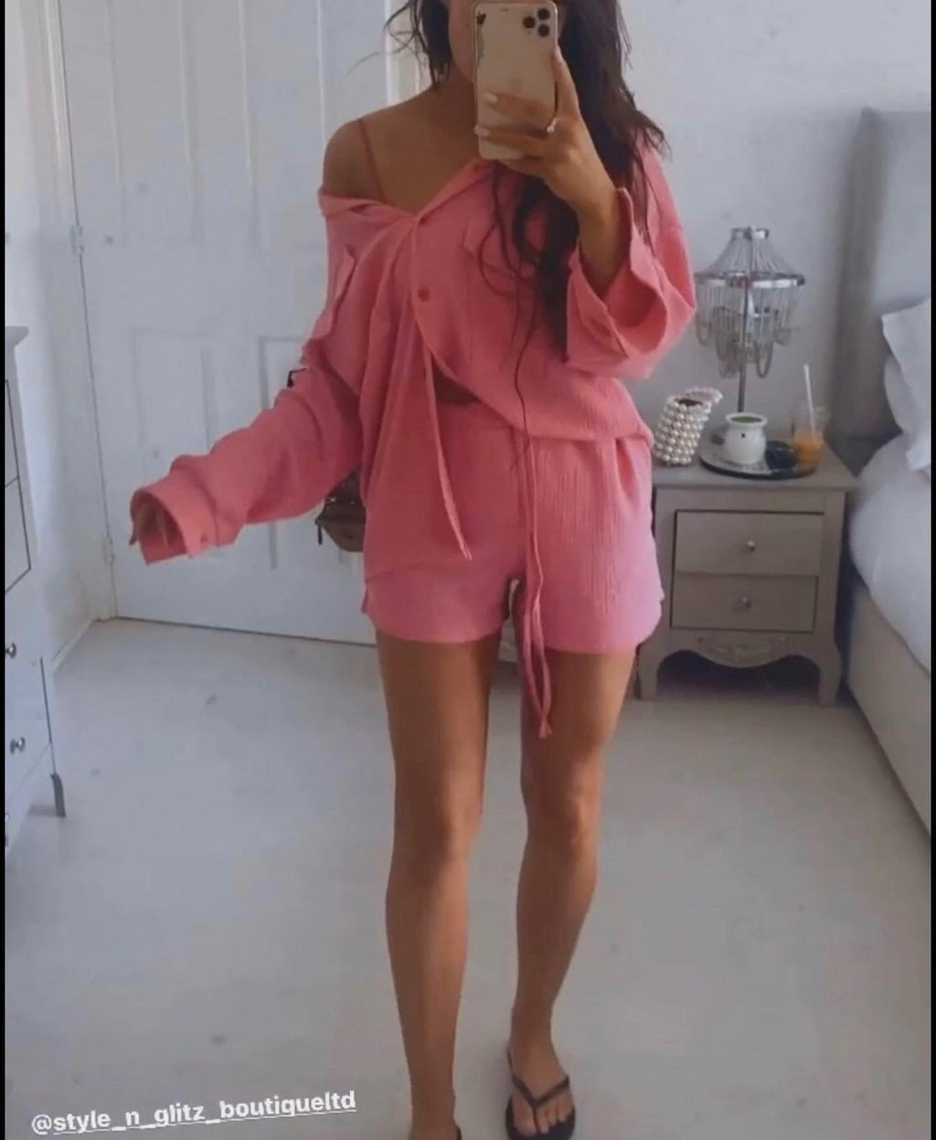 Our cheesecloth shorts summer sets (8 colours)