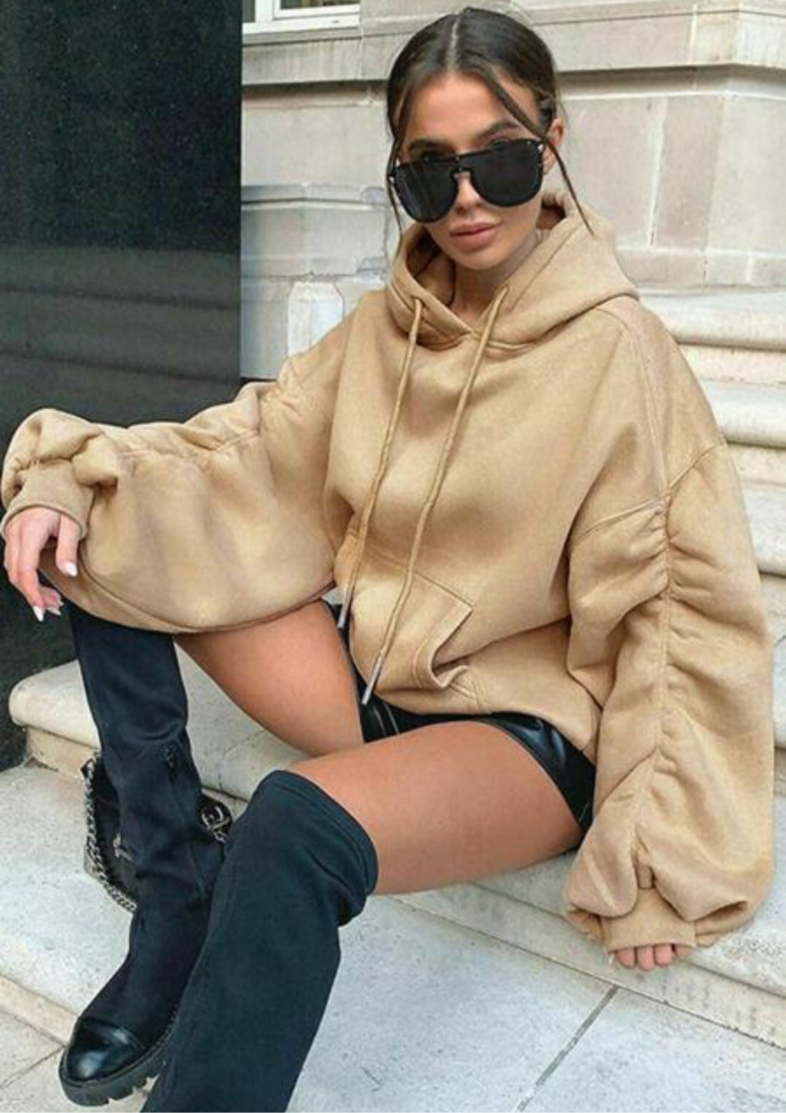Our Georgie ruched sleeve hoodies (12 new colours)