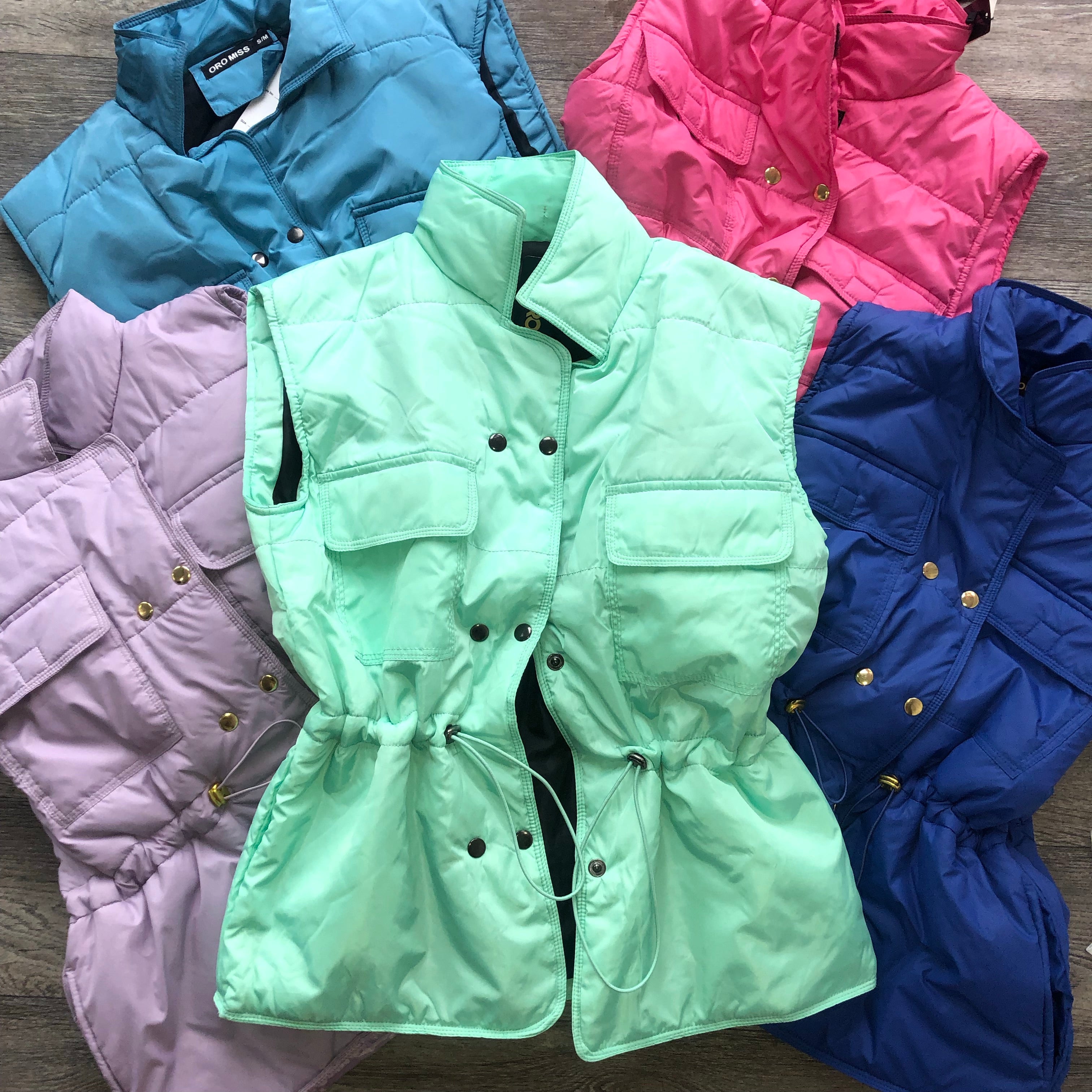 Our Harmony winter Gilets/ jacket toggle coats (10 colours)