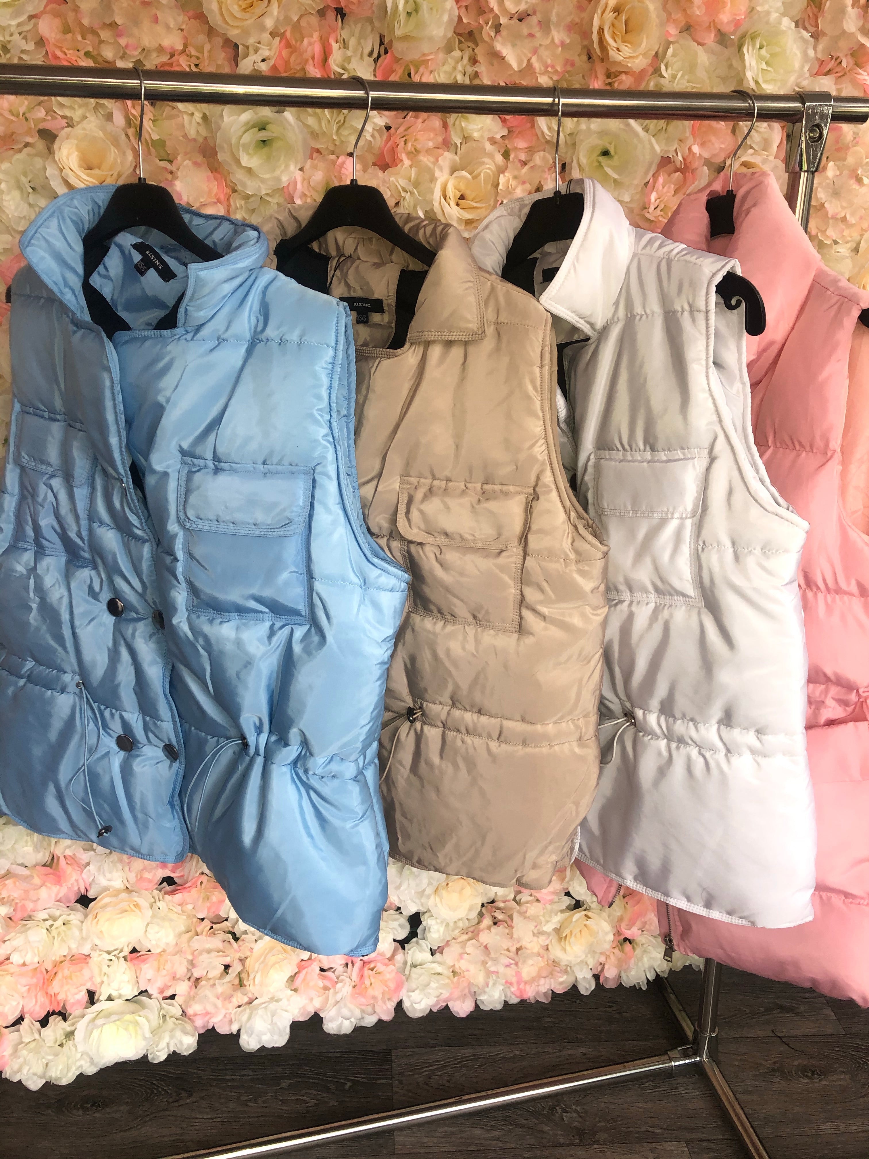 Our Harmony winter Gilets/ jacket toggle coats (10 colours)