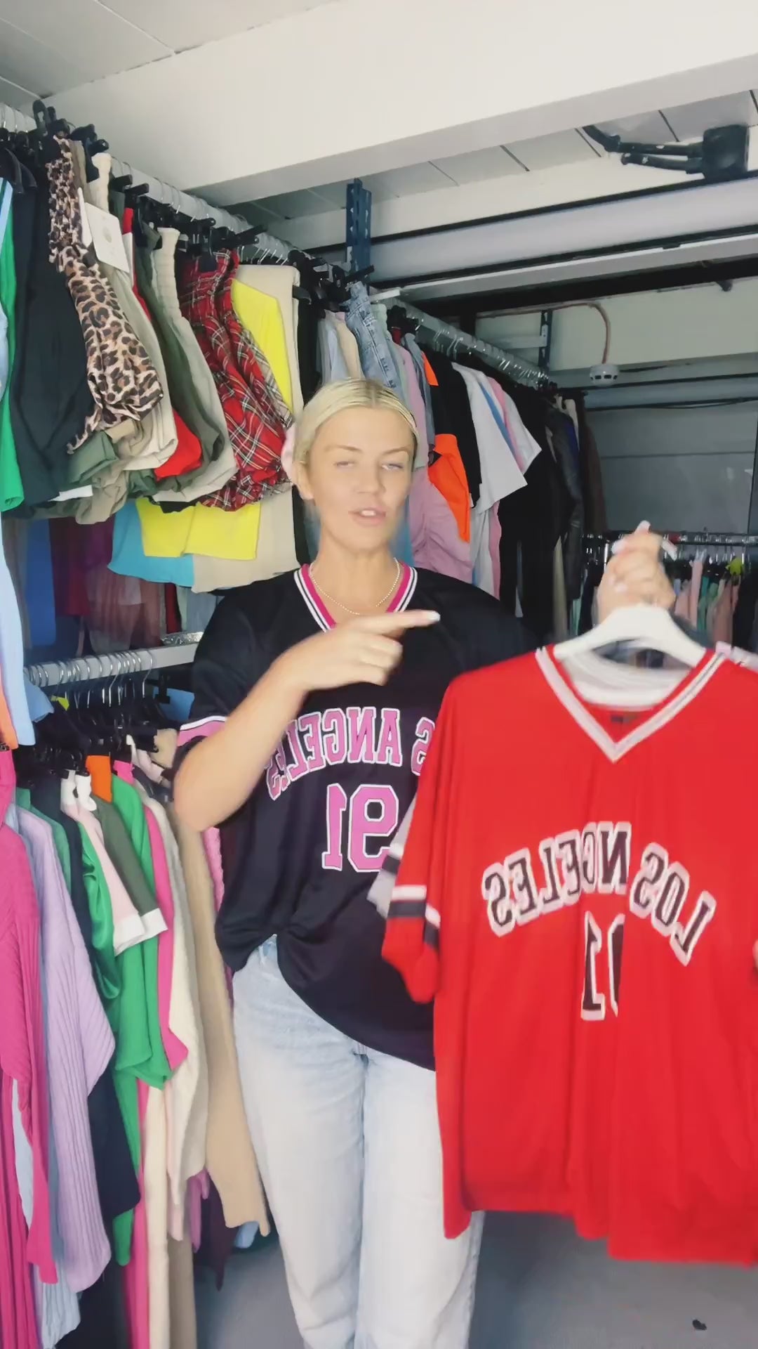 Ladies Woman’s oversized baseball tops (3 colours)
