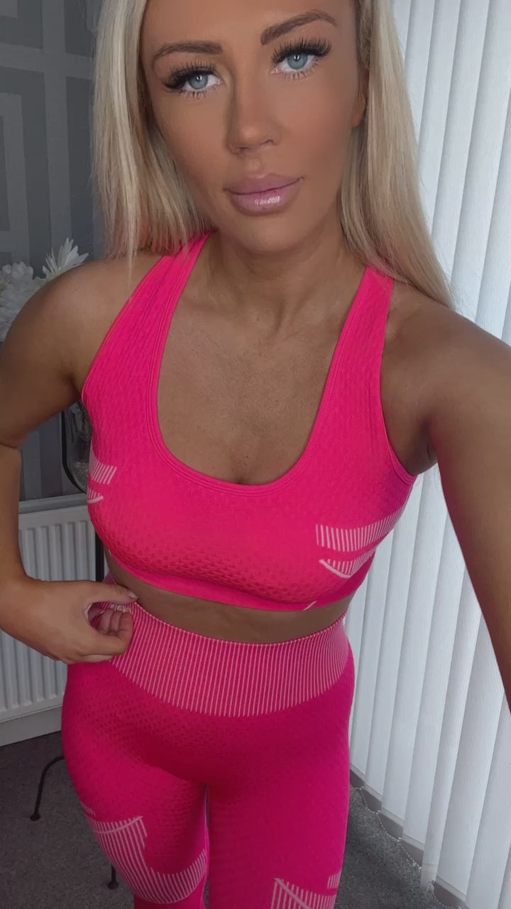 Our Sophie neon pink 3 pc set