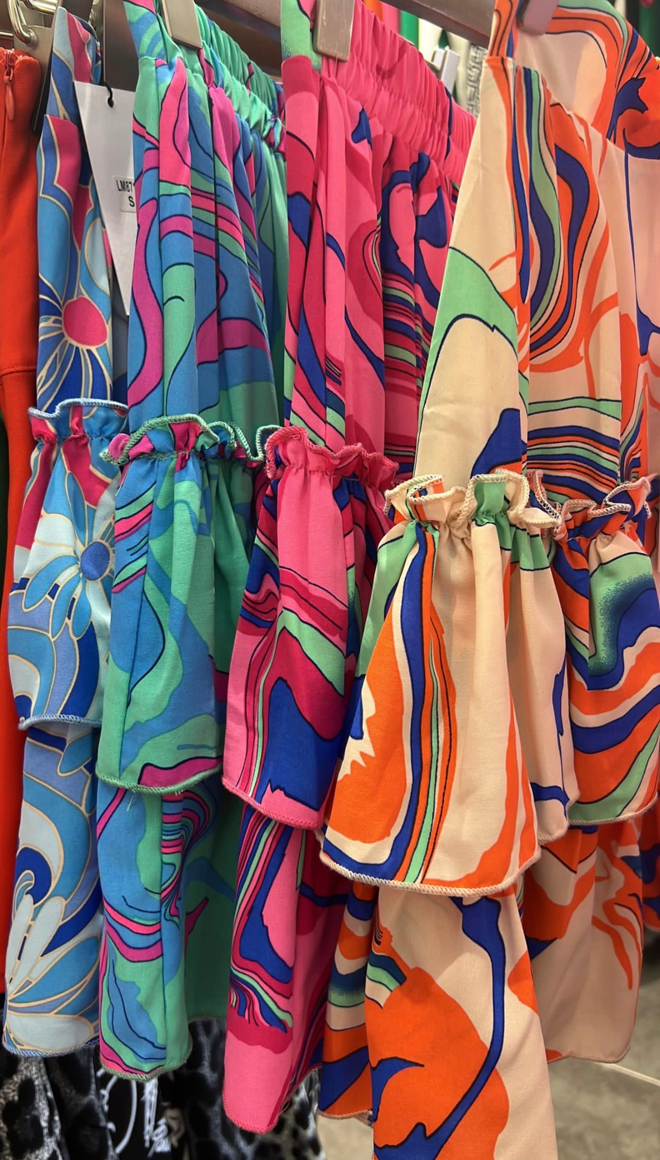 Our Perry festival neon Ra Ra skirts (3 colours)