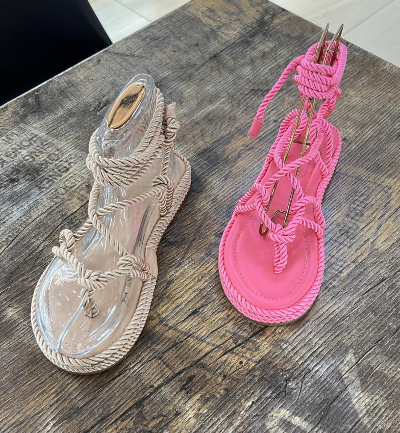 Our thong style rope sandals (2 colours)