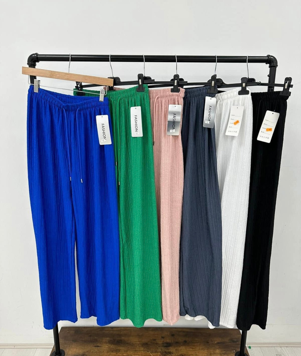 Woman’s pleated palazzo pants trousers (6 colours)