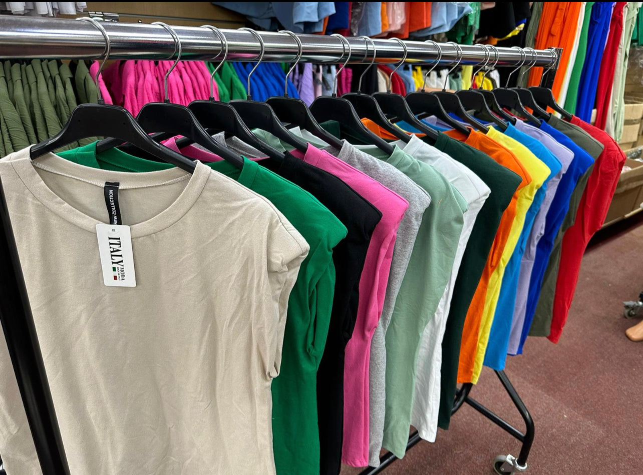 Ladies padded Toni T-shirts (15 colours)