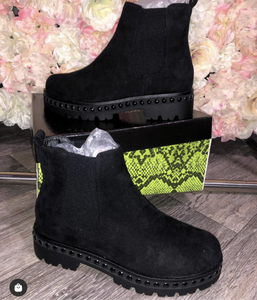 Our Casey suede stud boots