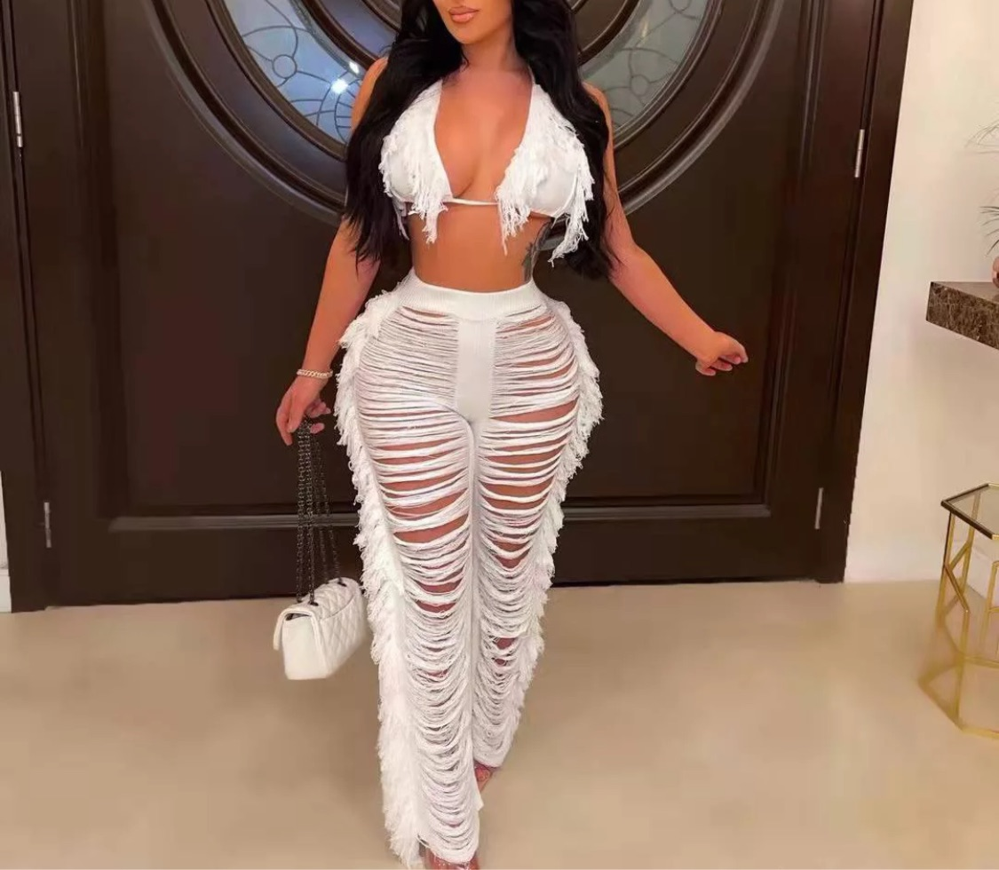 Our luxury Zita tassel pants(2 colours)