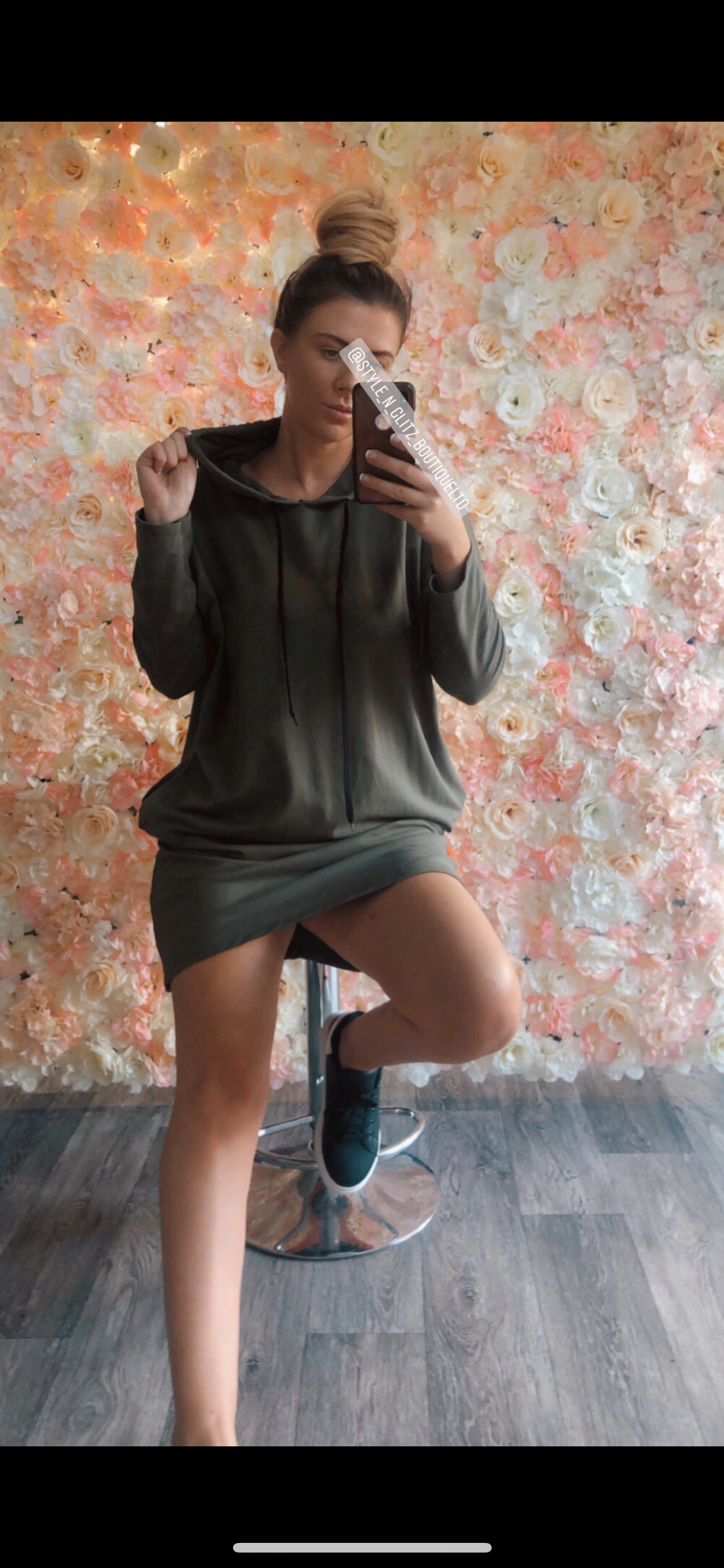 Our slouchy hoody dresses (3 colours)