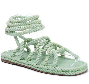 Our rope sandals (sage green )