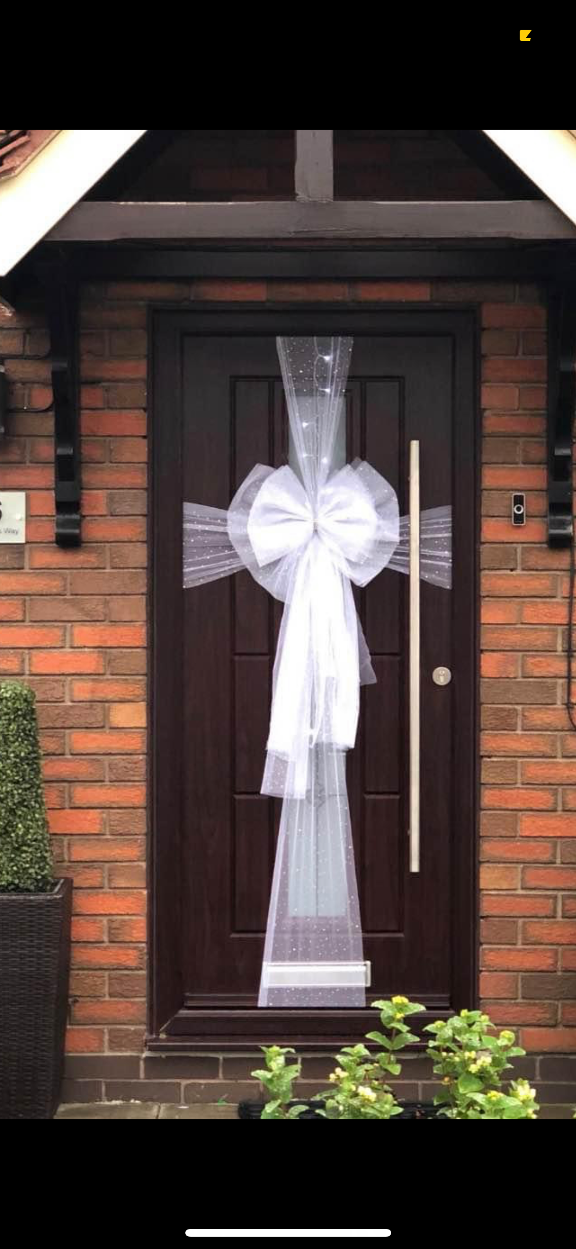 Our Double Deluxe Sequin Door Bow