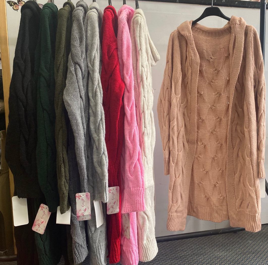 Our Tegan cardigans (10 colours available)