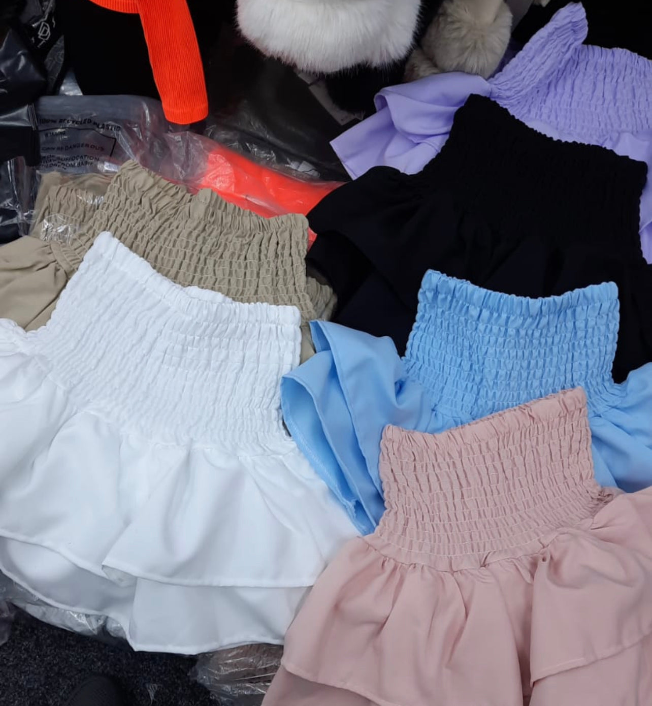 Ladies woman’s frill ra ra skirts (6 colours)