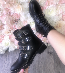 Our Keira buckle boots